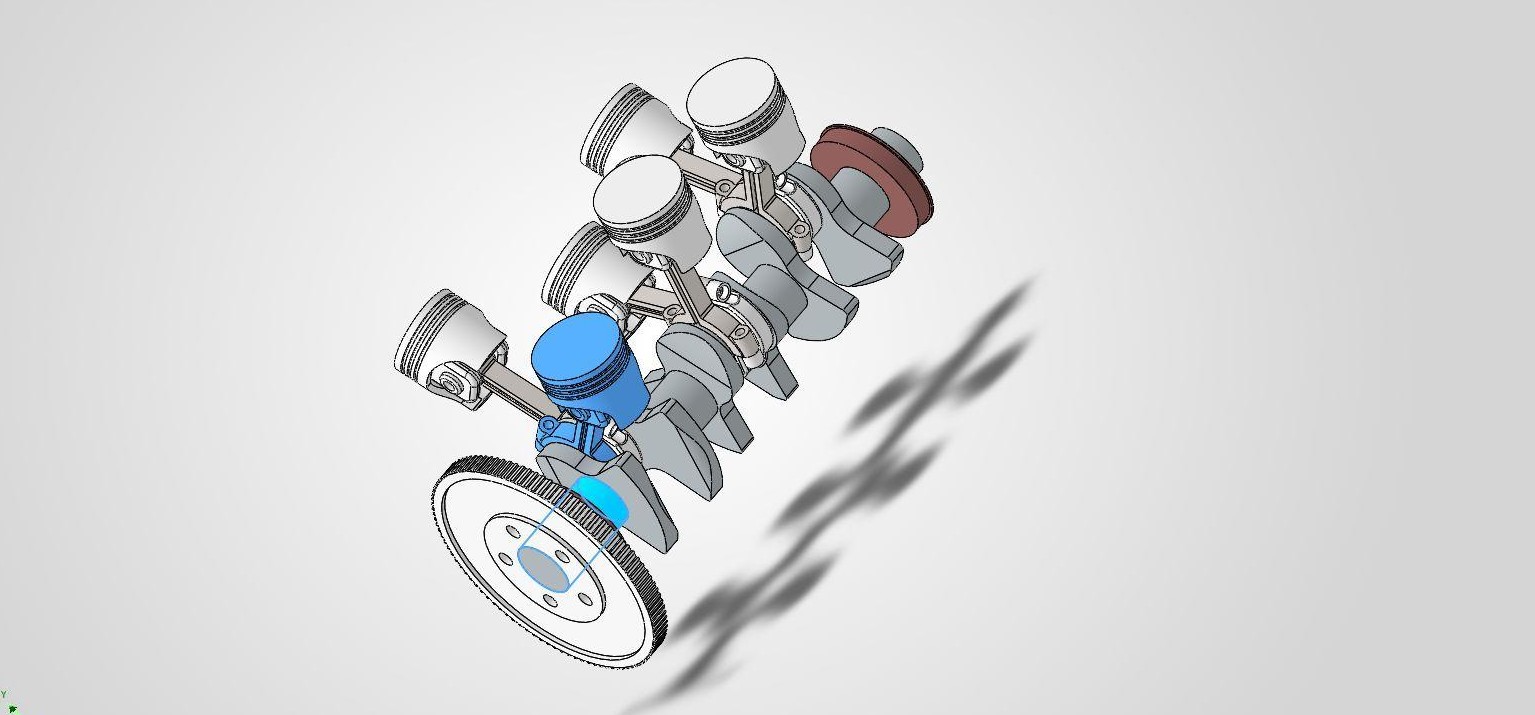 Piston / crankshaft assembly